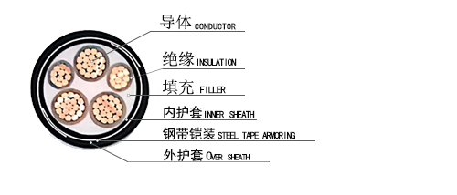 鎧裝電纜結構圖